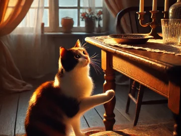 우리집 고양이 밥달라 할 때